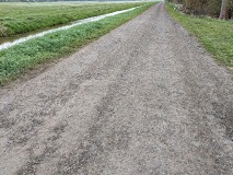 Plattenweg durch ein besonderes Stück Havelland