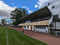 Ein Stadion mit rustikalem Charme in Eisenhüttenstadt