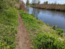 Schöner Weg an der Nuthe