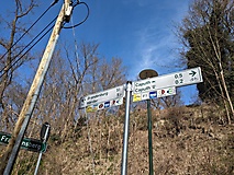 von der Baumgartenbrücke zum Bahnhof Caputh