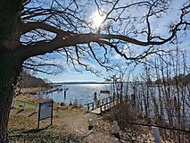 von der Baumgartenbrücke zum Bahnhof Caputh