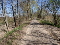 Weg von Gröben nach Tremsdorf über die Nuthe 