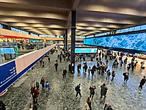 Euston railway station, London, England