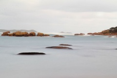 Milchstraße, rosa Granitküste, Bretagne/Atlantikküste