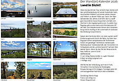 LAND IN SICHT: Der Wanderkalender für das Jahr 2026