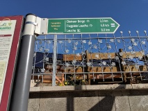 Von Wangen auf dem Unstrutradweg über Nebra nach Freyburg