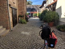 Von Wangen auf dem Unstrutradweg über Nebra nach Freyburg